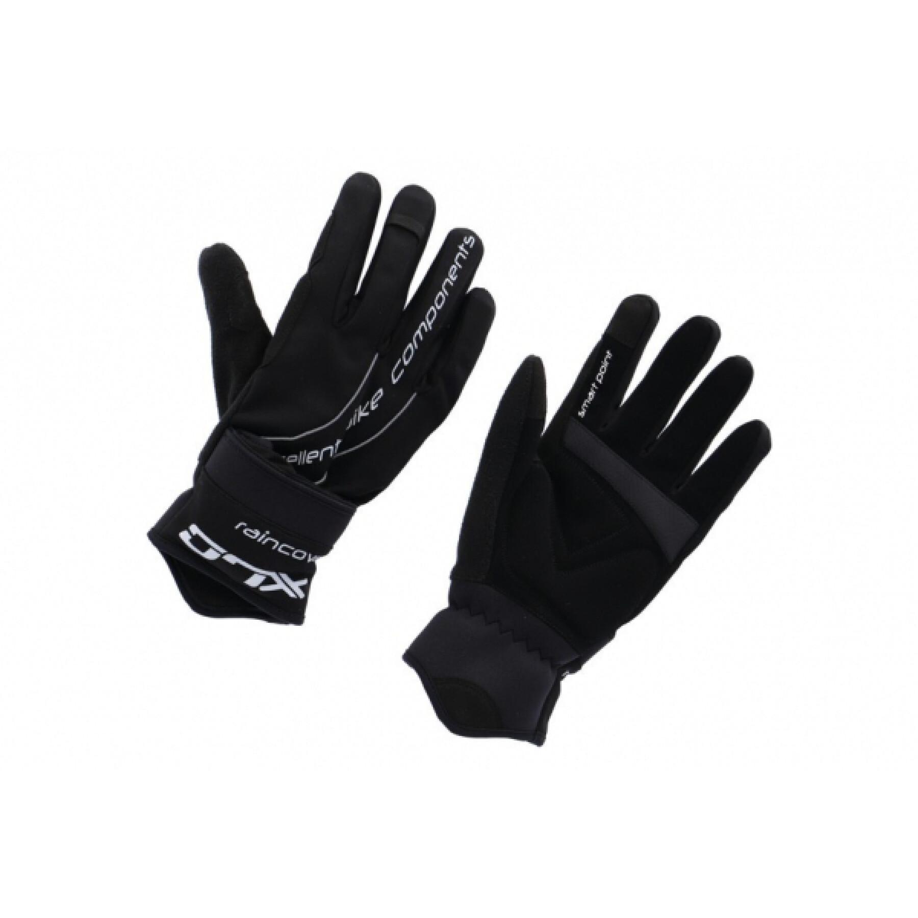 Lange winter fietshandschoenen met regenbescherming op duim en wijsvingers XLC CG-L17