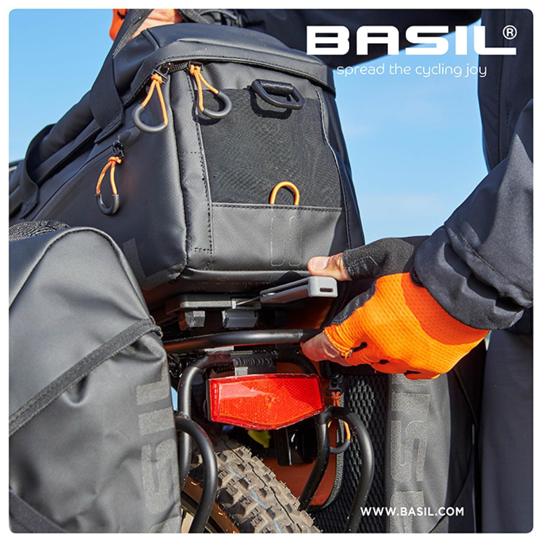 Reflecterende tas met klittenbandsluiting Basil miles tarpaulin 7L