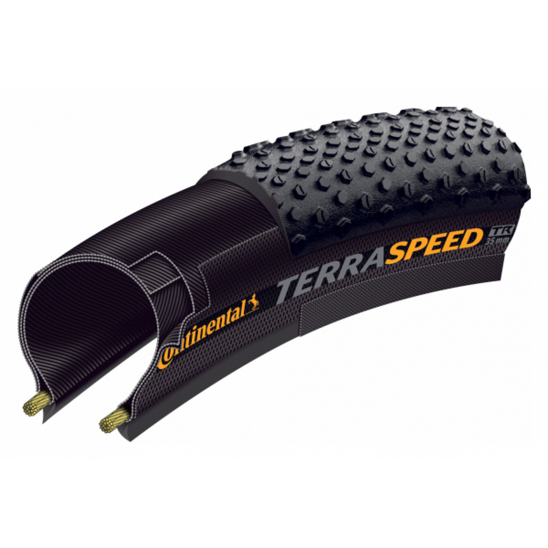 Tubeless zachte band Continental Terra Speed Protection 40-622