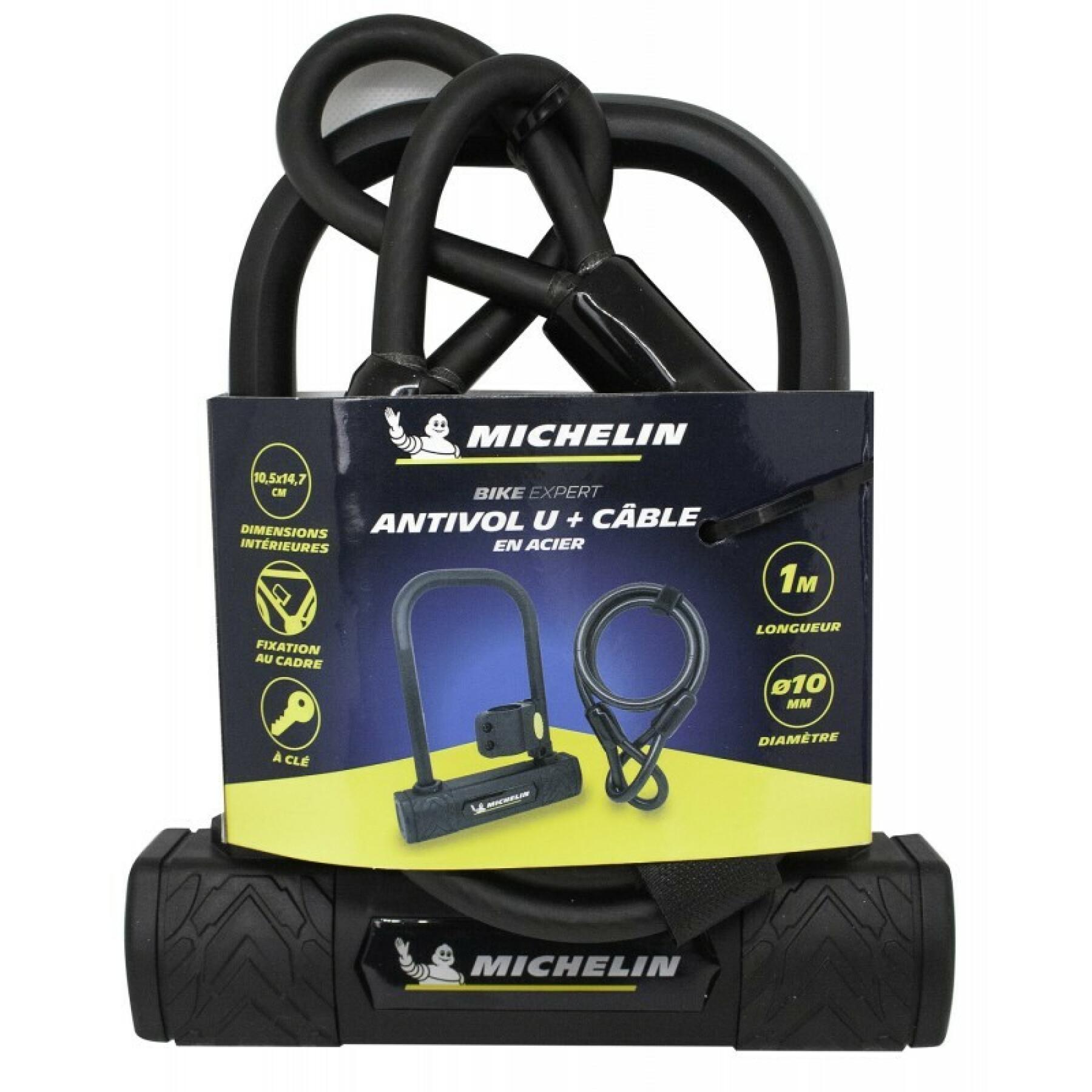 Antidiefstalbeveiliging u 147 + kabel Michelin 1m
