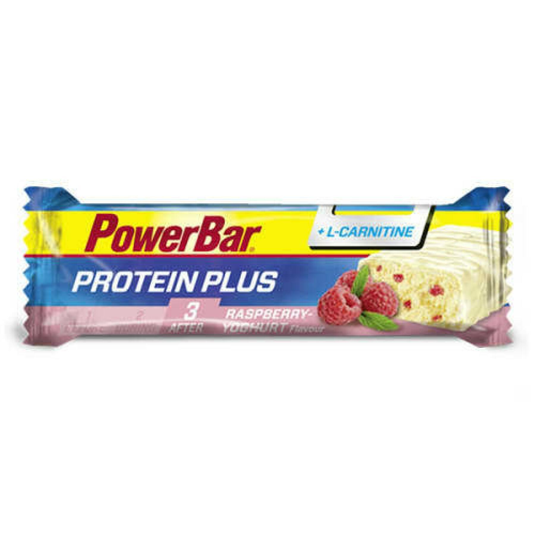 Set van 30 repen PowerBar ProteinPlus L-Carnitin - Raspberry-Yoghurt