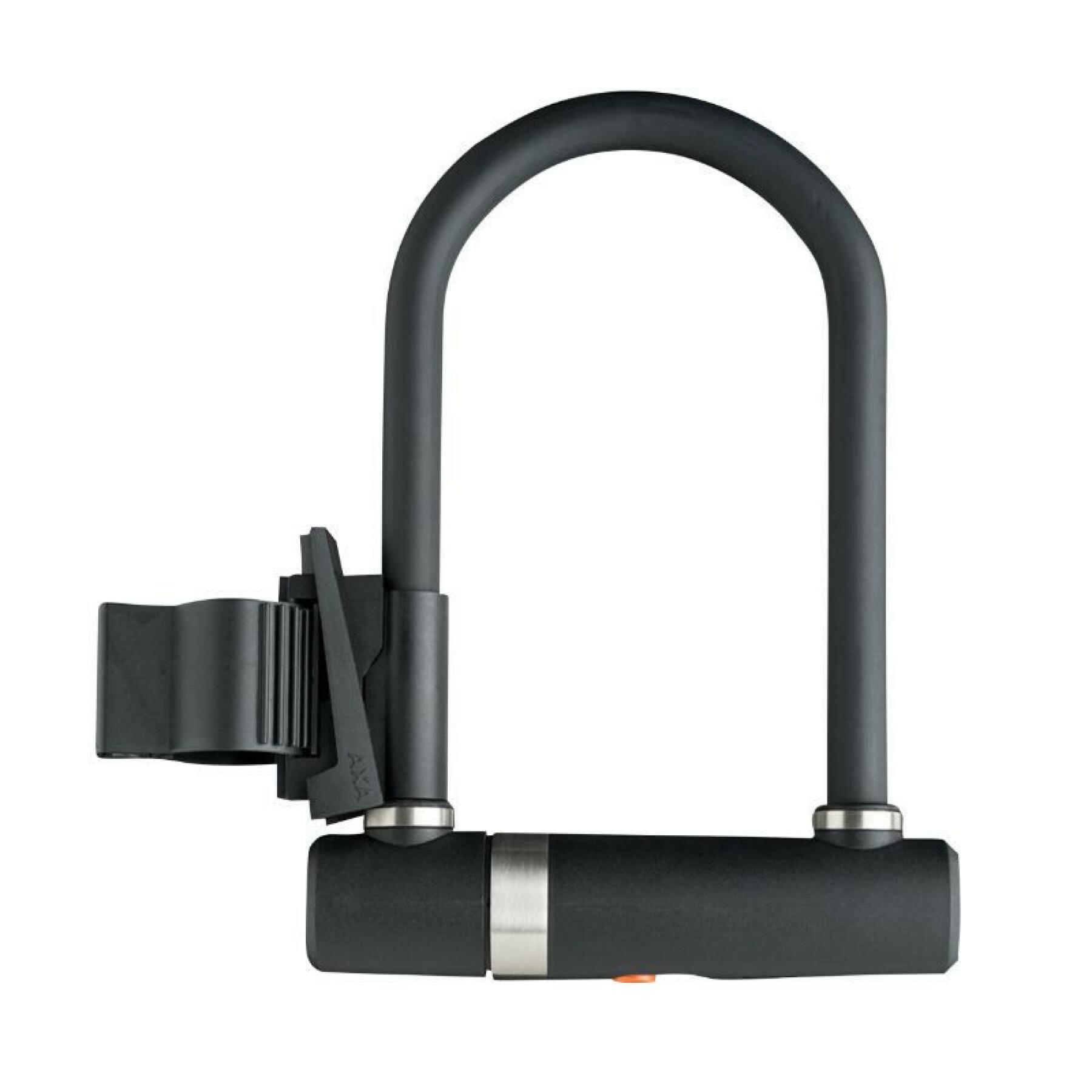 Fietsslot met sleutel en kabel - reproductie van sleutels mogelijk - ideaal voor fietsen Axa-Basta Newton Pro Sold Secure Niveau Silver