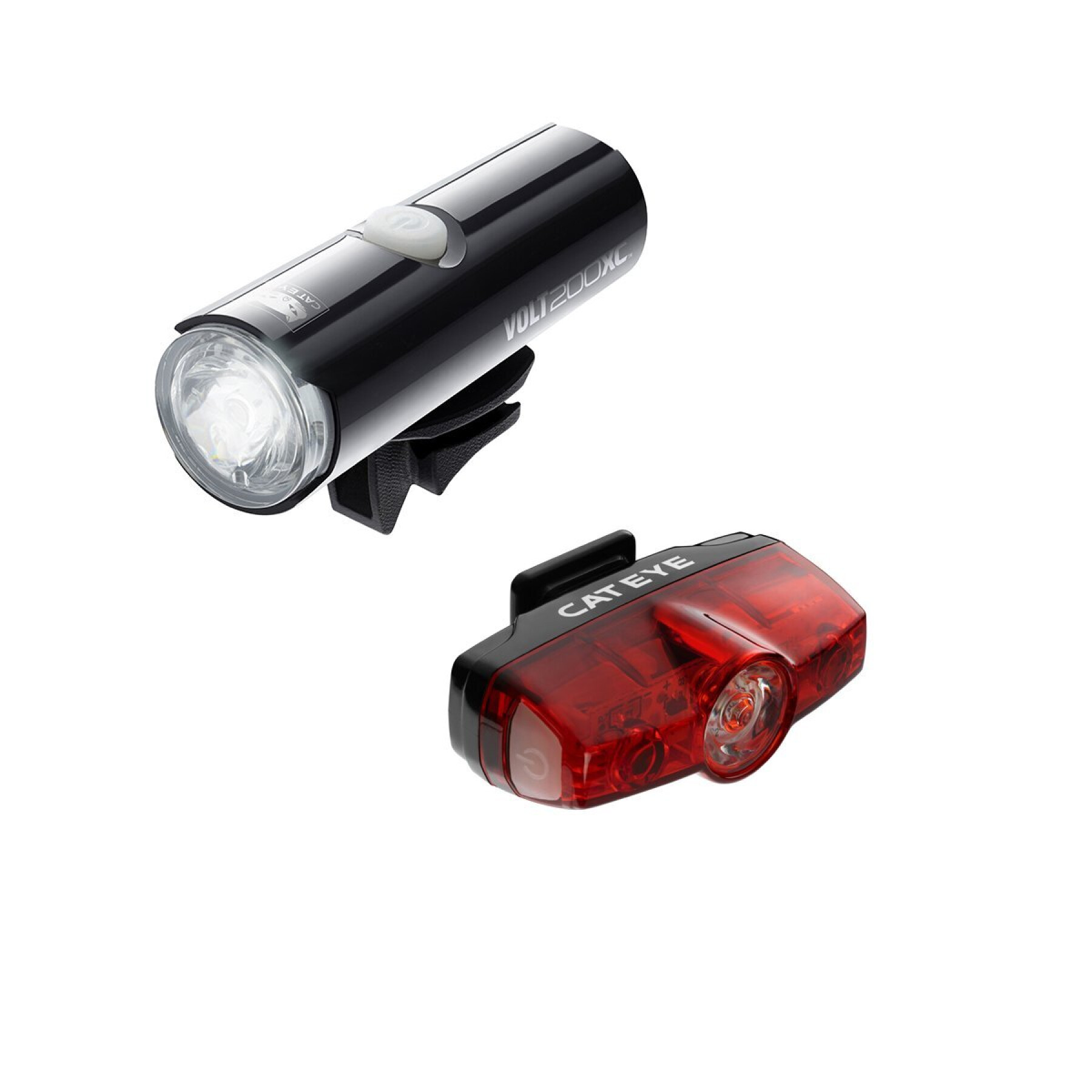 Voor- en achterverlichting Cateye Volt 200 XC/Rapid Mini