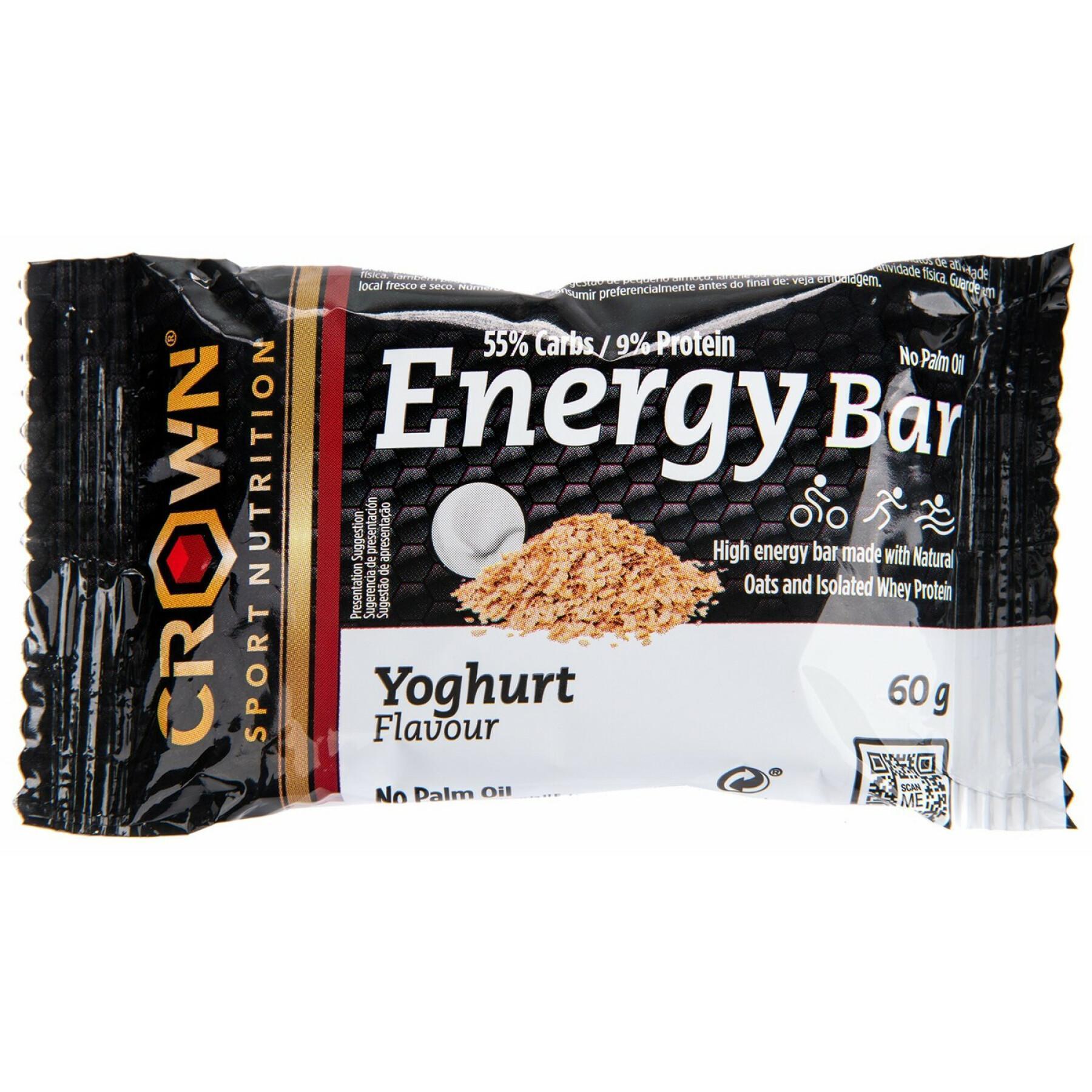 Voedingsreep Crown Sport Nutrition Energy - yaourt - 60 g