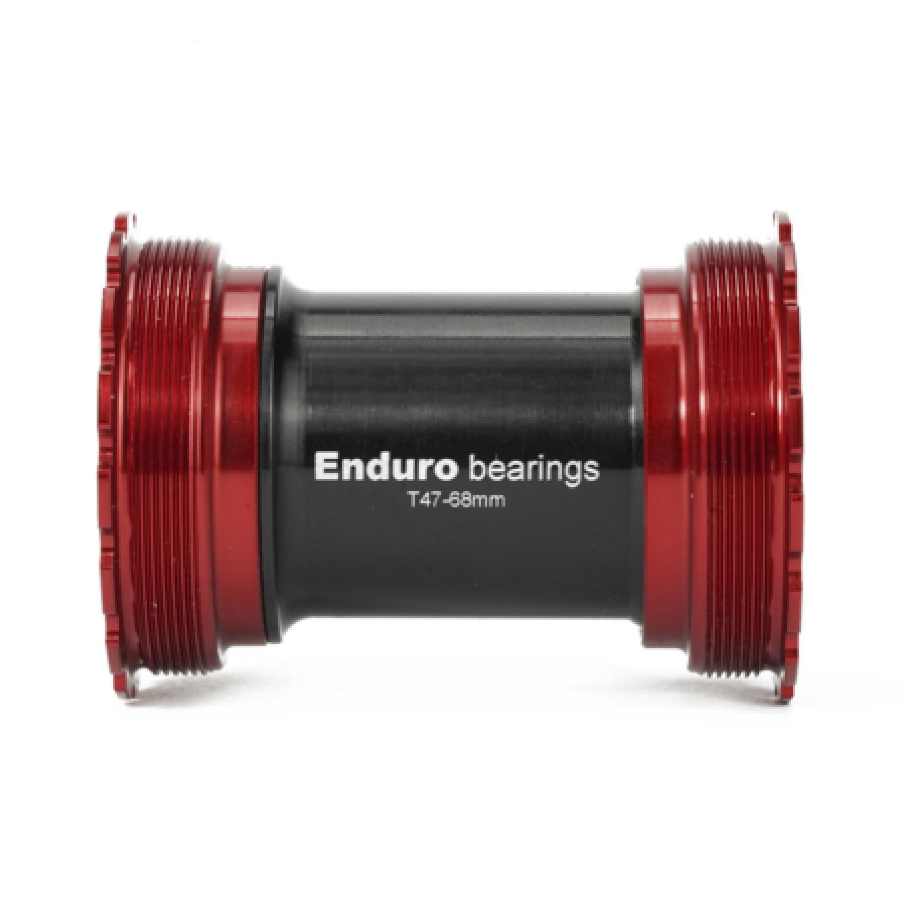 Trapas Enduro Bearings T47 BB A/C SS-T47-BB30-Red