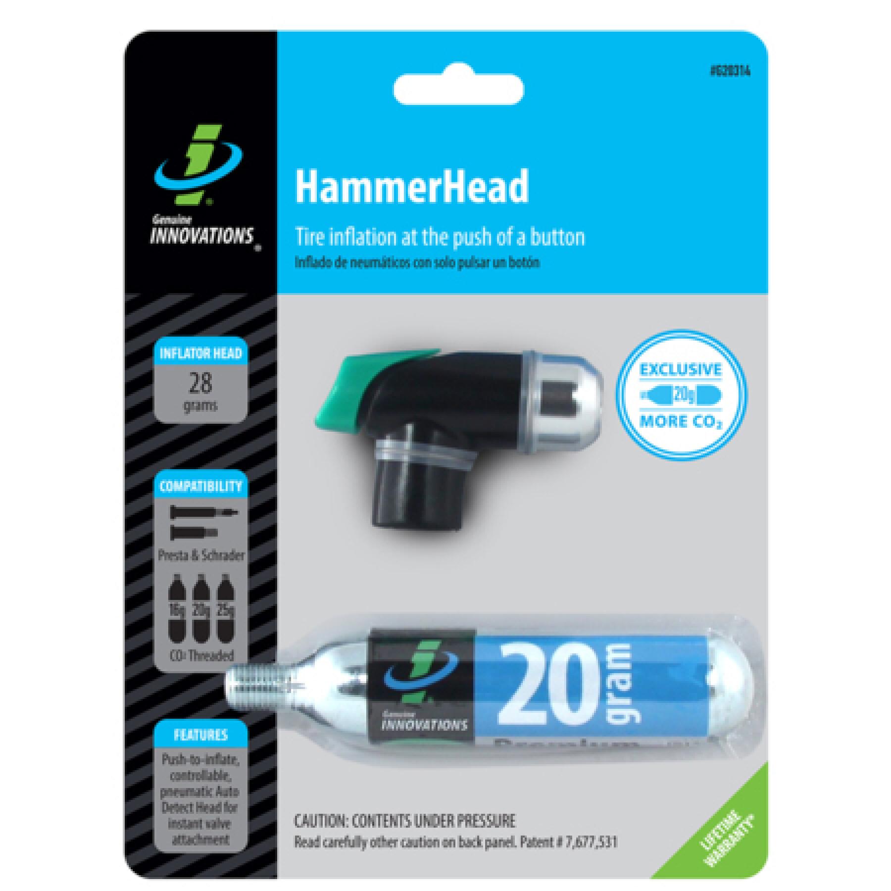 Co2-pompkop Innovations HammerHead 20gr