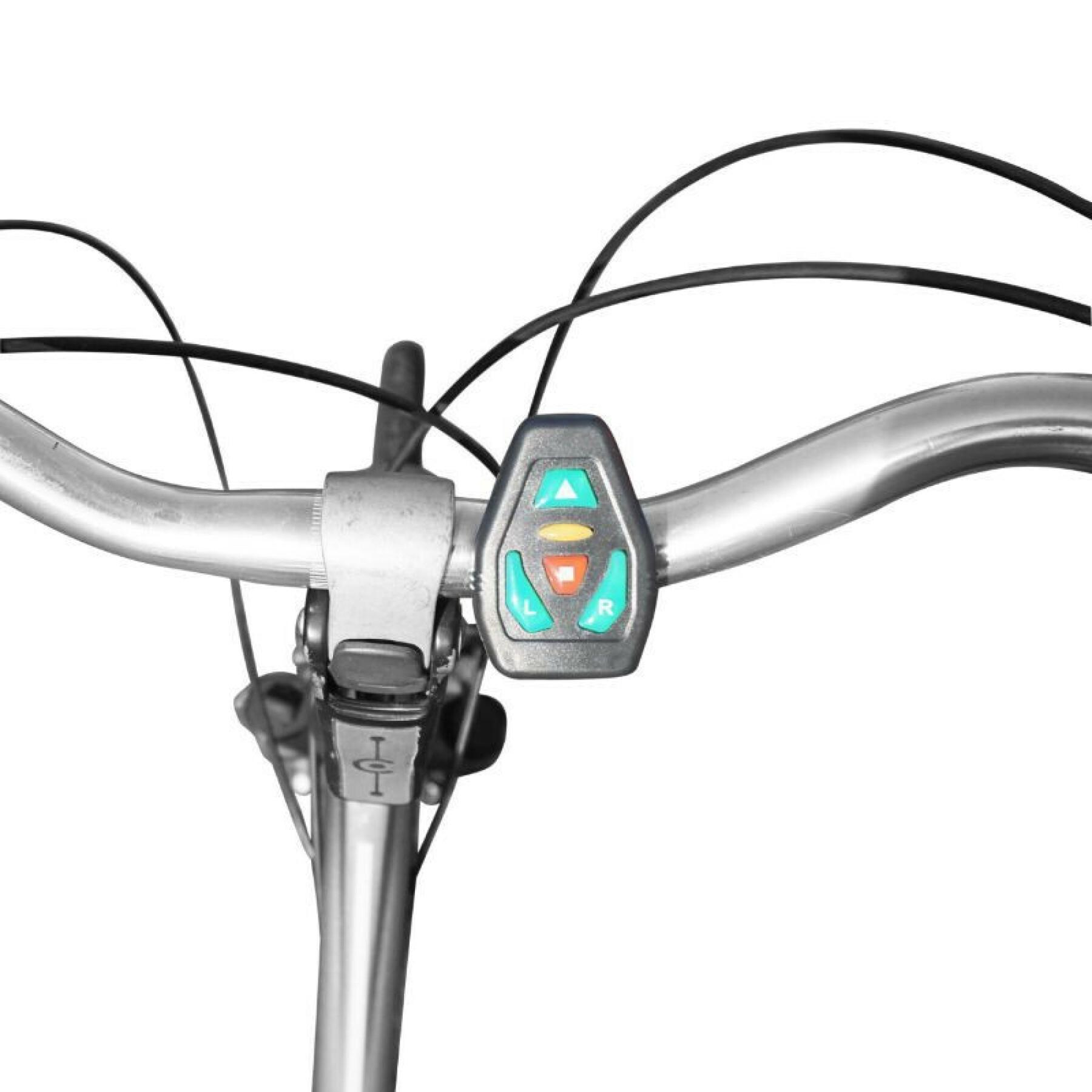 lichaamsverlichting-harnas met geïntegreerde 48 led-signalering - draadloze stuurafstandsbediening usb oplaadbare richtingaanwijzer (op vest) fiets - scooter P2R