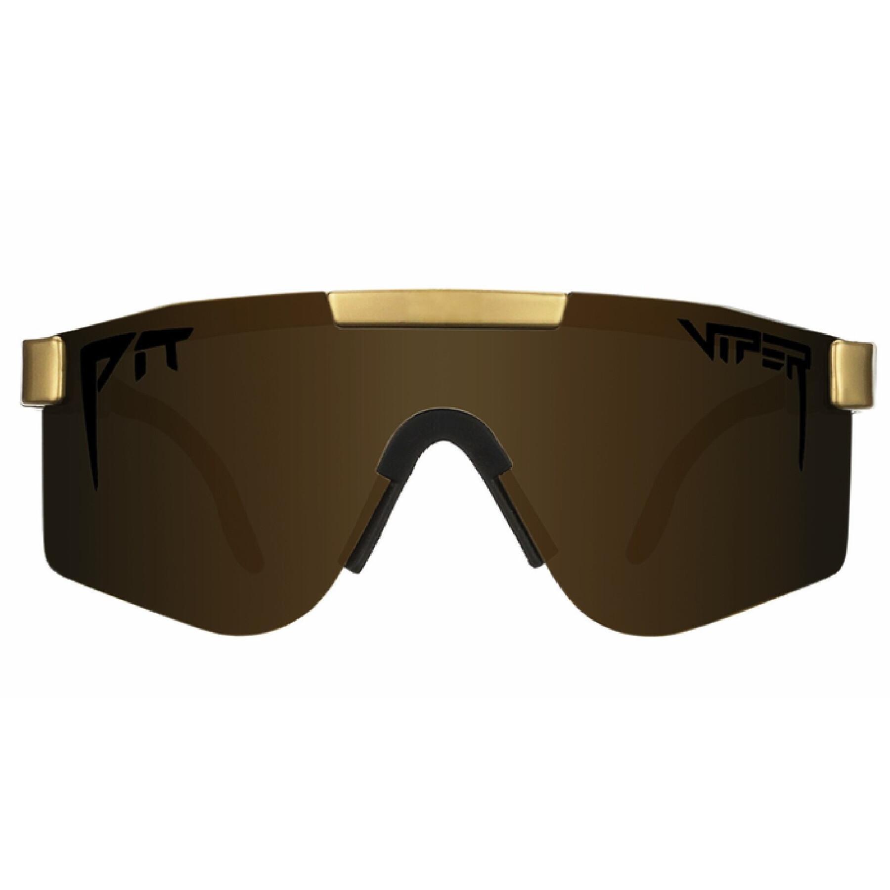 Dubbele brede zonnebril Pit Viper The Gold Standard Originals