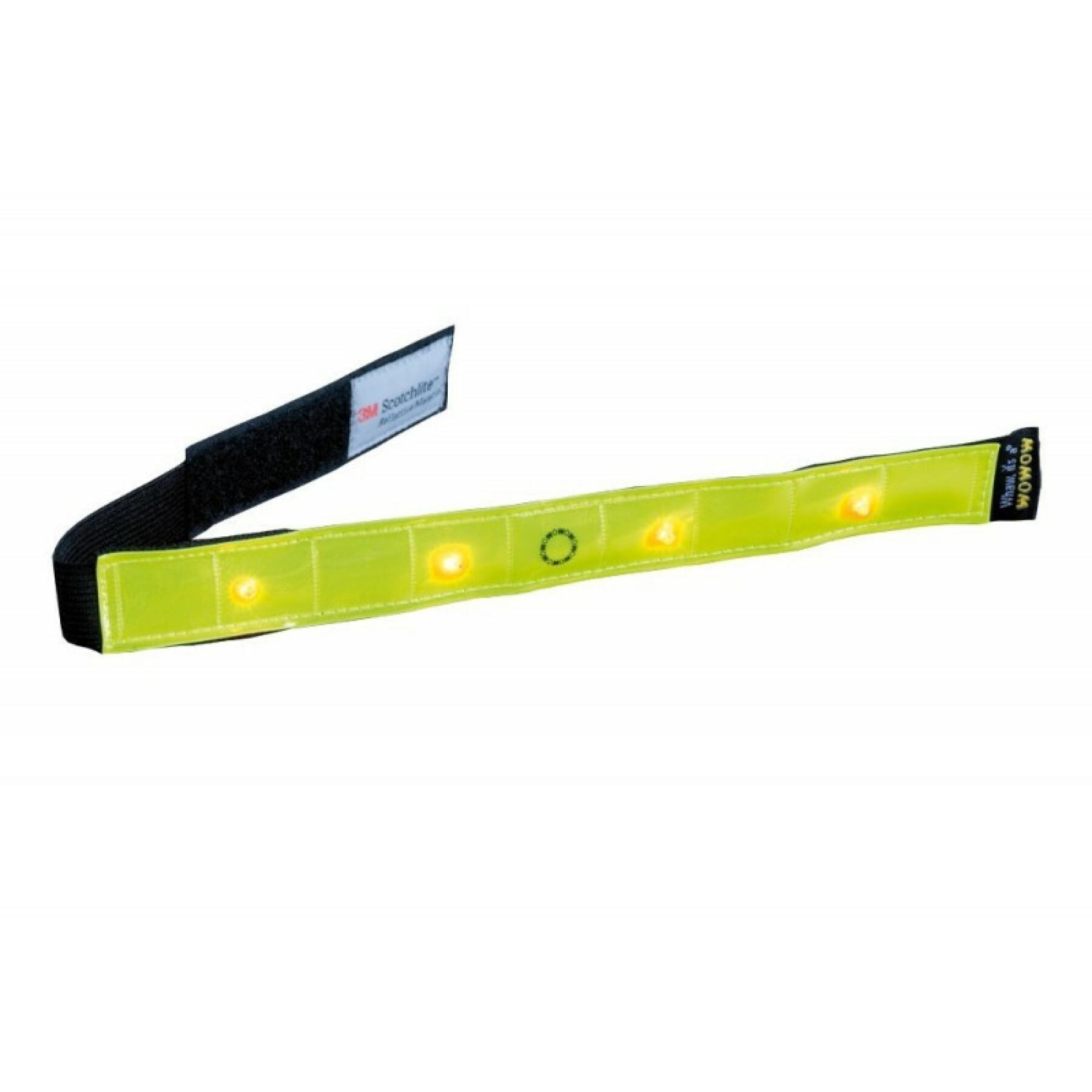 Reflecterende armband met rode LED's Wowow