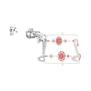 Achterderailleur Sram Rd Gx Eagle Pulleys And Inner Cage