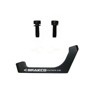 Road disc brake adapter - post mount caliper op frame Brakco Flat Mount