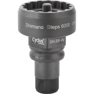 Gereedschap pro demontagemoer Cyclus pour vae shimano steps 6000 compatible avec l'outil snap.in 179967 ou clé 32mm