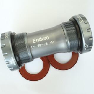 Lagers Enduro Bearings External BB Mountain-Shimano-Silver-Ceramic Hybrid