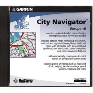 Wegenkaart Garmin City Navigator Eourope NT