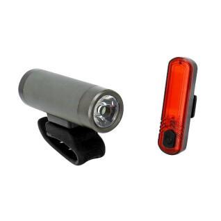LED fietslampenset voor stuur en zadelpen (geleverd met bevestigingen) - oplaadbare usb Newton 70B