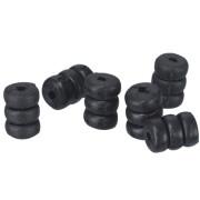Set van 200 thermoplastische rubber O-ringen voor fietskabels Alhonga TPR