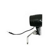 voordynamo fietslamp op ecoline vork met led ( leader fox compatible ) elektrische draad 10 cm Axa-Basta 15Lux 2.4W