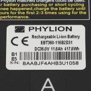 Semi-geïntegreerde batterij voor elektrische fietsen CGN 320 Li-Ion 518WH