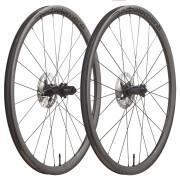 Set fietswielen gravel disc carbon band zonder binnenband Deda Trenta2 Centerlock Sram XDR