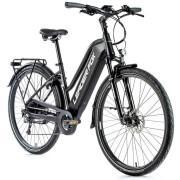 Elektrische fiets city 28 motor achterwiel vrouw Leader Fox Sandy 2021 7V Bafang 36V 45NM 15AH